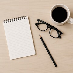 morning work essentials, serene morning work environment featuring coffee and comprehensive planning