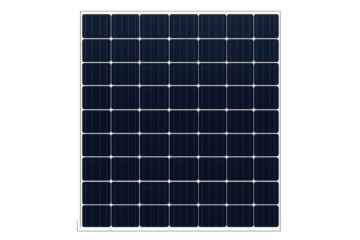 Solar panel generating clean electricity, transparent background