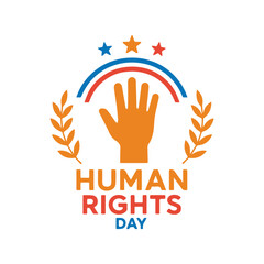 International Human Rights Day poster vector design