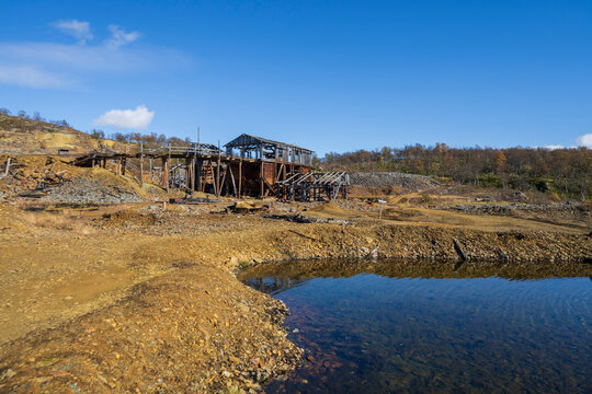 Remains of the copper mine Christianus Sextus, R&oslash;ros, Norway