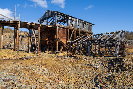 Remains of the copper mine Christianus Sextus, R&oslash;ros, Norway