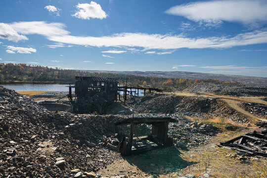 Remains of the copper mine Christianus Sextus, R&oslash;ros, Norway