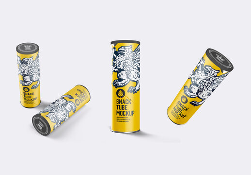 Snack Tube Mockup