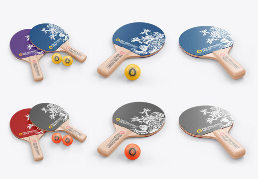 Ping Pong Racket Mockup