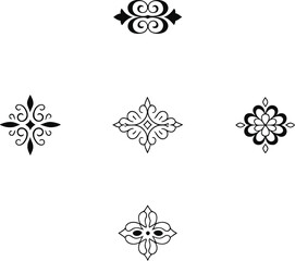 Elegant Calligraphic Swirls and Ornamental Flourishes Vector Set