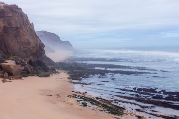 Natural rock arch formation at Santa Cruz, Torres Vedras, Portugal. 10 September 2025