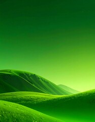 Lush Green Hills - A Serene Landscape of Rolling Terrain.