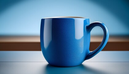Obraz premium glaze blue mug