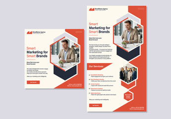 Corporate Promo Social Media Template Set
