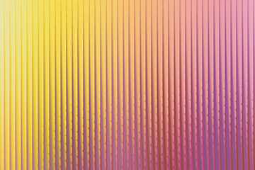 Fototapeta premium A vibrant abstract background featuring a gradient of warm yellow transitioning into soft pink and purple hues, with a textured, ribbed pattern creating a sense of depth