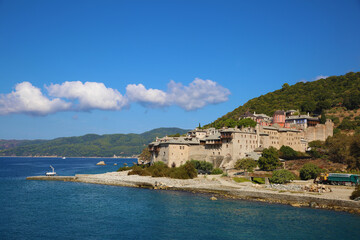 The Holy Monastery of Xenophontos in Mount Athos, Greece