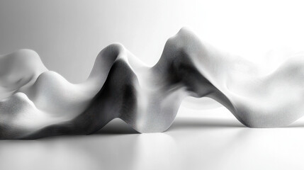 A minimalist black-and-white vector logo of &ldquo;Moir&eacute;,&rdquo; created with dissolving line patterns, emphasizing sleek design, subtle motion, and modern graphic aesthetics.