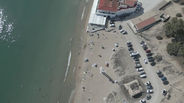 Playa del Pinet y Babilonia en Santa Pola y Guardamar , en Alicante , Valencia , Espa&ntilde;a