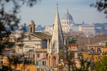 Obraz premium Rome city rooftops