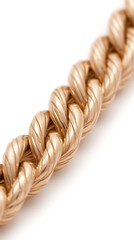 Obraz premium Gleaming golden chain, links tightly woven, exuding strength and elegance. Perfect for showcasing luxury & craftsmanship. A statement piece to be cherished.