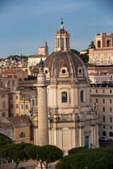 Obraz premium Sunset Skyline of Rome