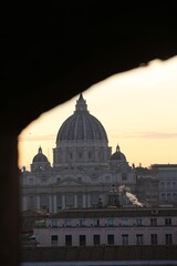 St. Peter’s Basilica at Sunset, Vatican City