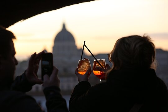 St. Peter’s Basilica at Sunset, Vatican City