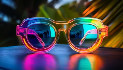 bright neon sunglasses perfect for summer vibes