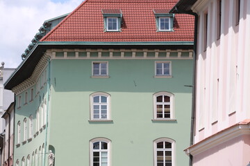 Colorful Historic Townhouses in Old Town
