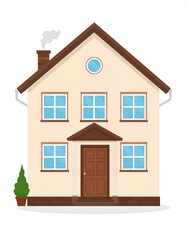 Simple illustration of a house