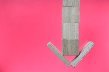 積木ブロック矢印