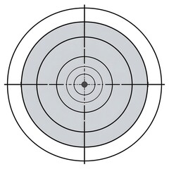 Target with concentric circles