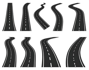 Various road perspectives