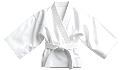 White karate uniform