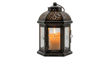 Aesthetic lantern with a warm candle glow, perfect for creating a cozy atmosphere, ideal for festive occasions and home decor inspiration