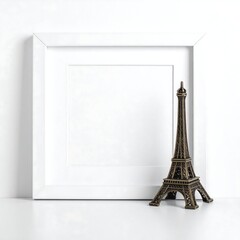 White frame, Eiffel Tower