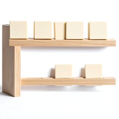 Wooden soap display