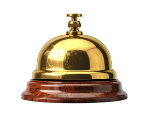 reception bell isolated on white