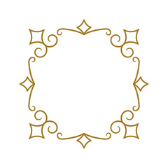 Classic decorative frame elegant design