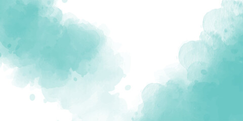 Abstract Pastel blue watercolor paint brush. watercolor texture for cards, Brushstrokes and splashes. Pastel blue  texture design template for birthday invite or card