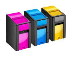 3d color boxes