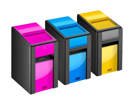 3d color boxes