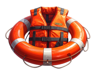 red life buoy, can yeleği ve can simidi 