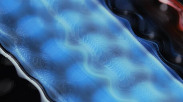 Moving, unique background in the style of abstract art. The blue tone in the marble pattern. Beautiful liquid art.