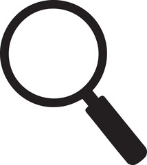 Magnifying Glass Silhouettes Research Detail Study Learning