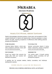 Nkrabea Adinkra Symbol: Destiny and Purpose