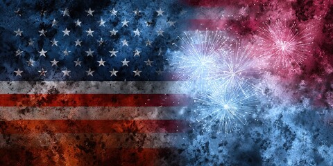 patriotic image to celebrate USA 250th birthday featuring the American flag