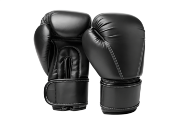 Set of Boxing Gloves Isolated on White Background – Sports Equipment for Training or Fitness Design