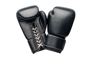 Set of Boxing Gloves Isolated on White Background – Sports Equipment for Training or Fitness Design