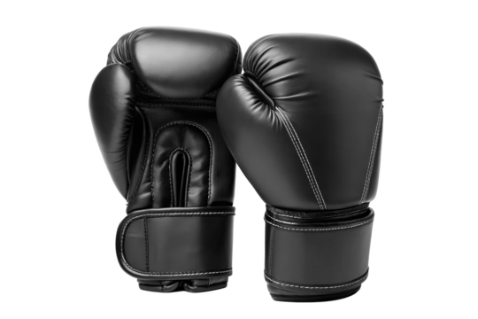 Set of Boxing Gloves Isolated on White Background – Sports Equipment for Training or Fitness Design