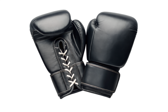 Set of Boxing Gloves Isolated on White Background – Sports Equipment for Training or Fitness Design