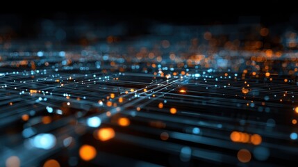 data analysis action in a digital environment technology sector abstract viewpoint on cybersecurity challenges