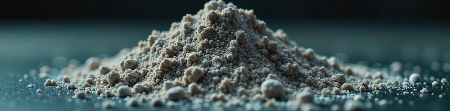 Close-up of Grey Heroin A Stark Image Depicting the Harsh Reality of Opiate Addiction