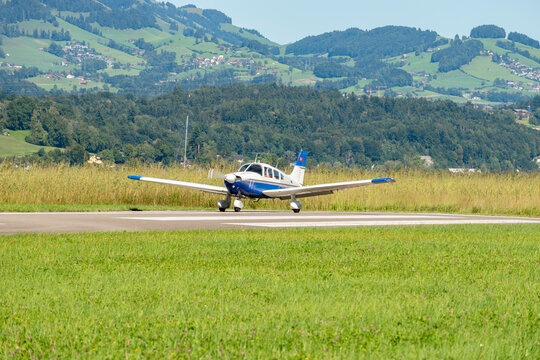 HB-PHG Piper PA-28-181 Archer II plane in Wangen in Switzerland 31.8.2025