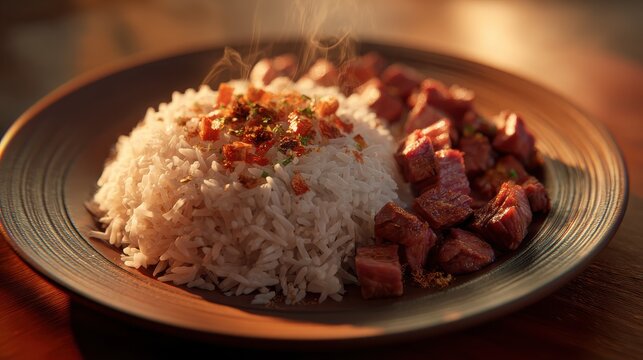a serving of tongan lu pulu with corned beef